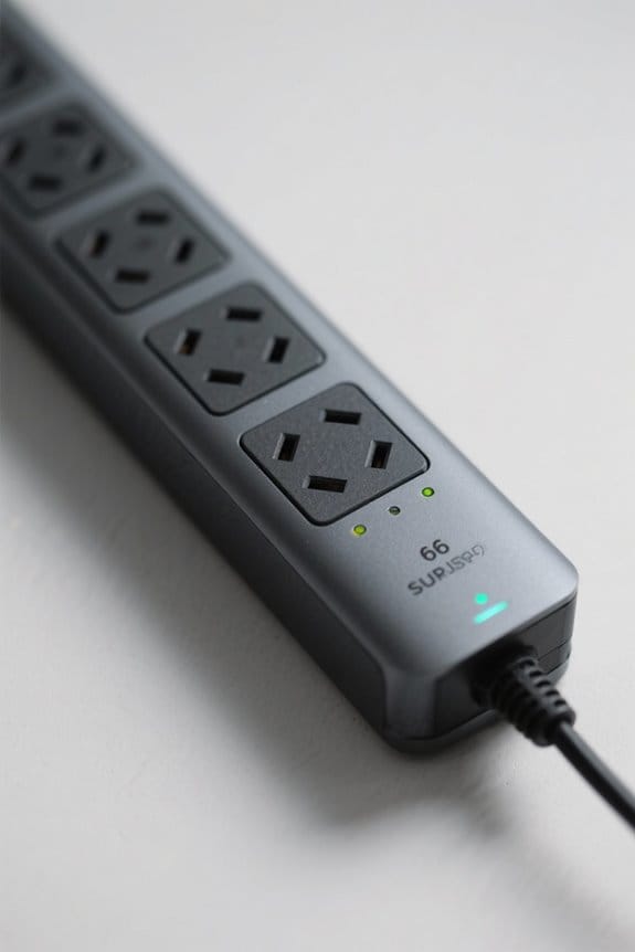 surge protection and outlets
